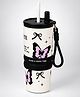 Little Surprise Box Black Pink Butterfly Good Time Series Stainless Steel Tumbler Water Bottle for Kids & Adults, Leakproof Insulated, 710ml-Black
