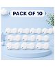 Kritiu Baby Safety Locks Uses Dual Adhesive Tape Child Proof Cabinets Drawers Appliances Fridge Pack of 10 - White