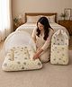 Babytoons 2-in-1 Baby Sleeping Bag & Mattress With Mosquito Net for Newborn 0-6 Months - Yellow