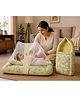 Babytoons Baby Bedding Set for New Born Baby Sleeping Bag & Mosquito Net Bed 0-6 Months  Green