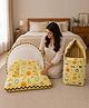 Babytoons 2-in-1 Baby Sleeping Bag & Mattress With Mosquito Net for Newborn 0-6 Months - Yellow