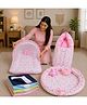 Babytoons Baby 4 Pcs Bedding Set Combo Cotton Sleeping Essential 0-6 Months - Pink