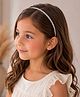 Arendelle Stones Embellsihed  Hair Band - Silver