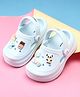 Babyoye Slip-On Panda & Love Patch Clogs - Sky Blue