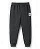 Ollypop Sinker Knit Solid Lounge Pants With Patch - Grey