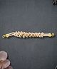 Knotty Ribbons Stone Embellished Twisted Bracelet - Golden Silver