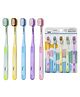 FunBlast Spiral Silky Soft Bristles Tooth Brush Set  Purple & Blue
