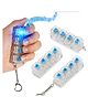 Azhari Mechanical Switch Fidget Keychain for Stress Relief Clicky Desk Toy for Adults Portable EDC Keyring Accessory for Office, Travel & Daily Use Pack of 1