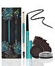 Parul Garg Beauty 3-in-1 Eye & Brow Pack, Kajal, Eyeshadow & Dual Brush - Classic Black