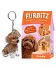 Furbitz Poodle Fur Keepsake Keychain  Fillable Pet Hair Keychain for Dog Moms & Dads, Personalized Dog Fur Charm & Gift, Cute Poodle Bag Charm, Pet Accessory for Keys & Bags