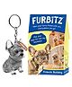 Furbitz French Bulldog Fur Keepsake Keychain  Fillable Pet Hair Keychain for Dog Moms & Dads, Personalized Frenchie Fur Charm & Gift, Cute Bag Charm, Pet Accessory for Keys & Bags