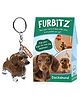 Furbitz Dachshund Fur Keepsake Keychain  Fillable Pet Hair Keychain for Dog Moms & Dads, Personalized Dachshund Fur Charm, Sausage Dog Gift, Pet Accessory for Keys & Bags