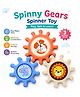 ADKD 3 Pc Suction Cup Interlocking Spinny Gears Toy for Kids - Assorted Animal Designs