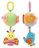NEGOCIO Musical Pulling Rattle Baby Toy - Soft Hanging & Chewing Toy For Babies - PACK OF 1 - COLOR MAY VARY