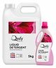 Qssiy Liquid Laundry Detergent 6kg Can, Lily, Concentrated Stain Remover for Hand & Machine Wash (Front/Top Load, HE)