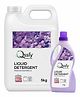 Qssiy Liquid Laundry Detergent 6kg Can, Lavender, Concentrated Stain Remover for Hand & Machine Wash