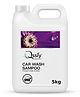 Qssiy Car Wash Shampoo 5kg Lavender, pH Neutral High Foam, Paint Safe for Cars & Bikes, Hand Wash & Foam Cannon