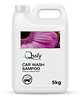 Qssiy Car Wash Shampoo 5kg Rose, pH Neutral High Foam, Paint Safe for Cars & Bikes, Hand Wash & Foam Cannon