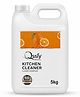 Qssiy 5kg Kitchen Cleaner - Non-Toxic Degreaser for Stove, Chimney, Grease Removal - Safe, Multi-Surface, Orange Scent