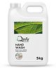 Qssiy Green Apple Liquid Hand Wash, 5kg Refill Can, Moisturizing Antibacterial Hand Soap, Family Size, Sensitive Skin, Non-Drying