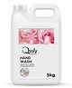 Qssiy Rose Liquid Hand Wash, 5kg Refill Can, Moisturizing Antibacterial Hand Soap, Family Size, Sensitive Skin, Non-Drying