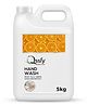 Qssiy Orange Liquid Hand Wash, 5kg Refill Can, Moisturizing Antibacterial Hand Soap, Family Size, Sensitive Skin, Non-Drying