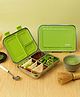 Basil Bento Neo Classic Stainless Steel 975 ml Tiffin Box for Kids Teens & Adults  Matcha