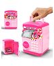 Wembley Fingerprint Sensor ATM Piggy Bank for Kids with Password Lock, Music & Auto Money Scroll - Pink
