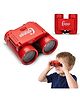 Wembley Mini Binoculars Toy for Kids | Compact and Portable Birdwatching Outdoor Binocular for Boys and Girls | Binocular Toy with Neck String and Focus Adjustment | Educational Birthday Gift (Red)