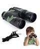 Wembley Army Style Binoculars Toy for Kids | Compact and Portable Birdwatching Outdoor Telescope for Boys and Girls | Binocular Toy with Neck String and Focus Adjustment | Educational Birthday Gift
