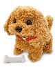 Wembley Interactive Plush Puppy Toy Battery Operated Walking Barking & Tail Wagging Soft - Brown