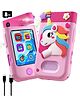 Wembley Smart Phone Mini Toy Mobile for Kids Unicorn Design Rotating Camera Educational Learning 8GB SD Card Included- Pink