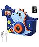 Wembley Kids Digital Camera 48MP Photo 1080P HD Video Dinosaur Theme with Games & 2 Inch Screen- Blue
