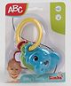 ABC Elephant Ring Rattle, Teether Set, for Babies With Easy Grip Ring - Blue
