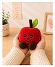 Toytales 15 cm Appy Apple Soft Toy Cute Apple Plush Toy with Smiley Face - Red