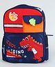 KIDLINGSS 15 Inches Cool Dino Printed Backpack|1 Main Compartment, 1 Front Compartment, 2 Side Bottle Pockets| Water Resistant| Back Cushioning| For School Travel & Outdoors| - Red