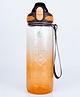 QIPS Tritan 750 ml Sipper Bottle with BPA Free Material Push Button Lock Lid & Hydration Tracker- Amber Orange