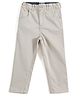 JusCubs Cotton Woven Solid Trousers - Beige
