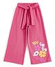 JusCubs Cotton Knit Floral & You Grow Girl Text Printed Pants - Pink