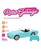 YAMAMA 1:10 Scale 2.4GHz Remote Control Retro Garage Antique Sports Convertible Car Toy with Lights & Music, Fun Entertainment Kids Toys - Multicolor