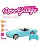 YAMAMA 1:10 Scale 2.4GHz Remote Control Retro Garage Antique Sports Convertible Car Toy with Lights & Music, Fun Entertainment Kids Toys - Multicolor