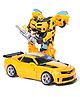 YAMAMA 2-in-1 Transforming Bumblebee Robot-to-Sports Car Action Figure Toys for Kids, Fun Entertainment Kids Robot Car Toys, Best Gifts for Boys And Girls - Multicolor