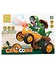 YAMAMA Remote Control Joyful Jumping Crocodile Toy Car with Smoke Spray & Lights For Kids, Fun Entertainment Kids Toys - Multicolor
