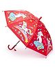 Childway Unicorn & Rainbow Design Umbrella - Red