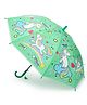Childway Unicorn & Rainbow Design Umbrella - Green