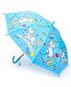 Childway Unicorn & Rainbow Design Umbrella - Sky Blue