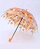 Childway Maple Leaves Designed Umbrella - Orange