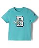 GAP 100% Cotton Knit Relaxed Fit Round Neck T-Shirt with Half Sleeves and Buzz Lightyear Print - Blue