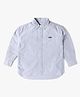 Gap Cotton Woven Relaxed Fit Solid Shirt with Full Sleeves in LIght Blue