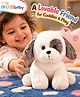 Intellibaby Peppy Puppy Soft Toy | Cute Fluffy Puppy Plush for Smiles, Snuggles & Playful Fun | Cuddly Companion for Play & Cuddles | Soft & Huggable | For Gifting